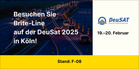 Visit Brite-Line at DeuSat 2025 in Cologne (Germany)!