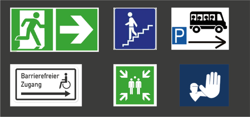 Event Tape - temporäre Hinweisschilder