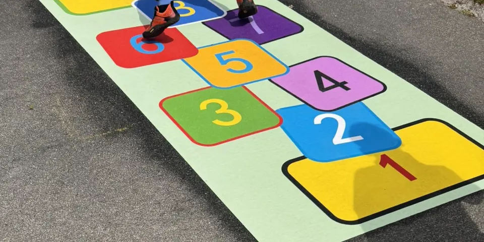 Temporary road markings for street parties and events