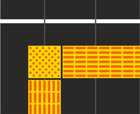 NavTac | Dots Aufmerksamkeitsfeld mit Noppen